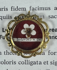 1993 Documented reliquary theca with relic of St. Ludovico of Casoria