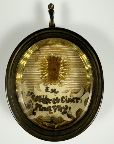 Reliquary theca with relics of St. Fina (Serafina) of San Gimignano