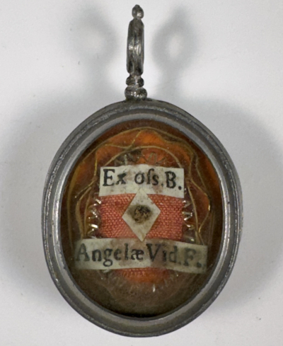 Reliquary theca with relic of St. ​​Angela of Foligno, Mistress of Theologians