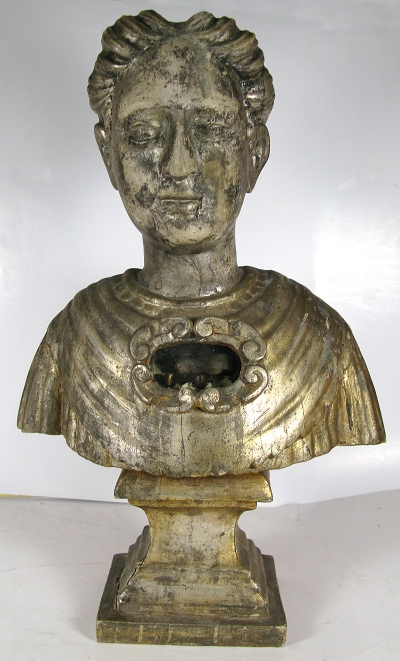 Bust reliquary with large relic of St. Paulina (Paolina) of Rome, Virgin &amp; Martyr