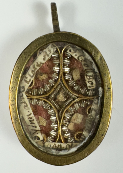 Reliquary with relics of St. John of Nepomuk, St. Clare of Assisi, St. Leonard of Port Maurice, St. Vincent de Paul &amp; St. Charles Borromeo