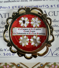 2020 Documented reliquary with relics of the Saint Carlo Acutis