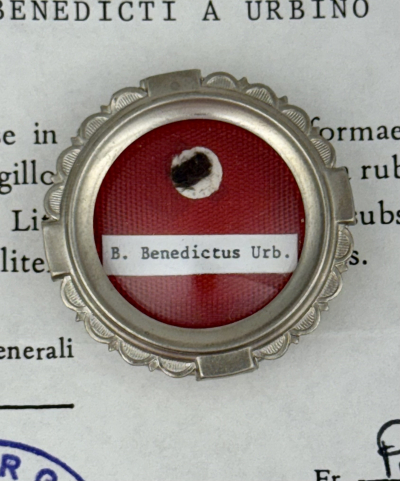 1992 Documented reliquary with relic of Bl. Benedetto da Urbino