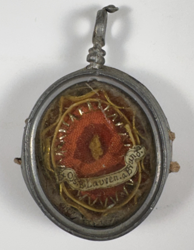 Reliquary theca with relic of St. Lawrence of Brindisi, OFM Cap., Apostolic Doctor