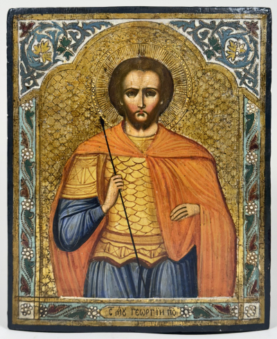 Russian Icon - St George the Victorybearer (the Greatmartyr of Lydda)