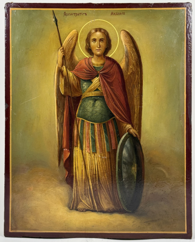 Russian Icon - St. Michael the Archangel and Chief Commander of the Heavenly Host