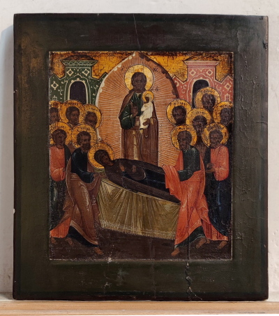 Russian Icon - The Dormition of the Most Holy Mother of God