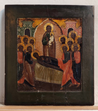 Russian Icon - The Dormition of the Most Holy Mother of God